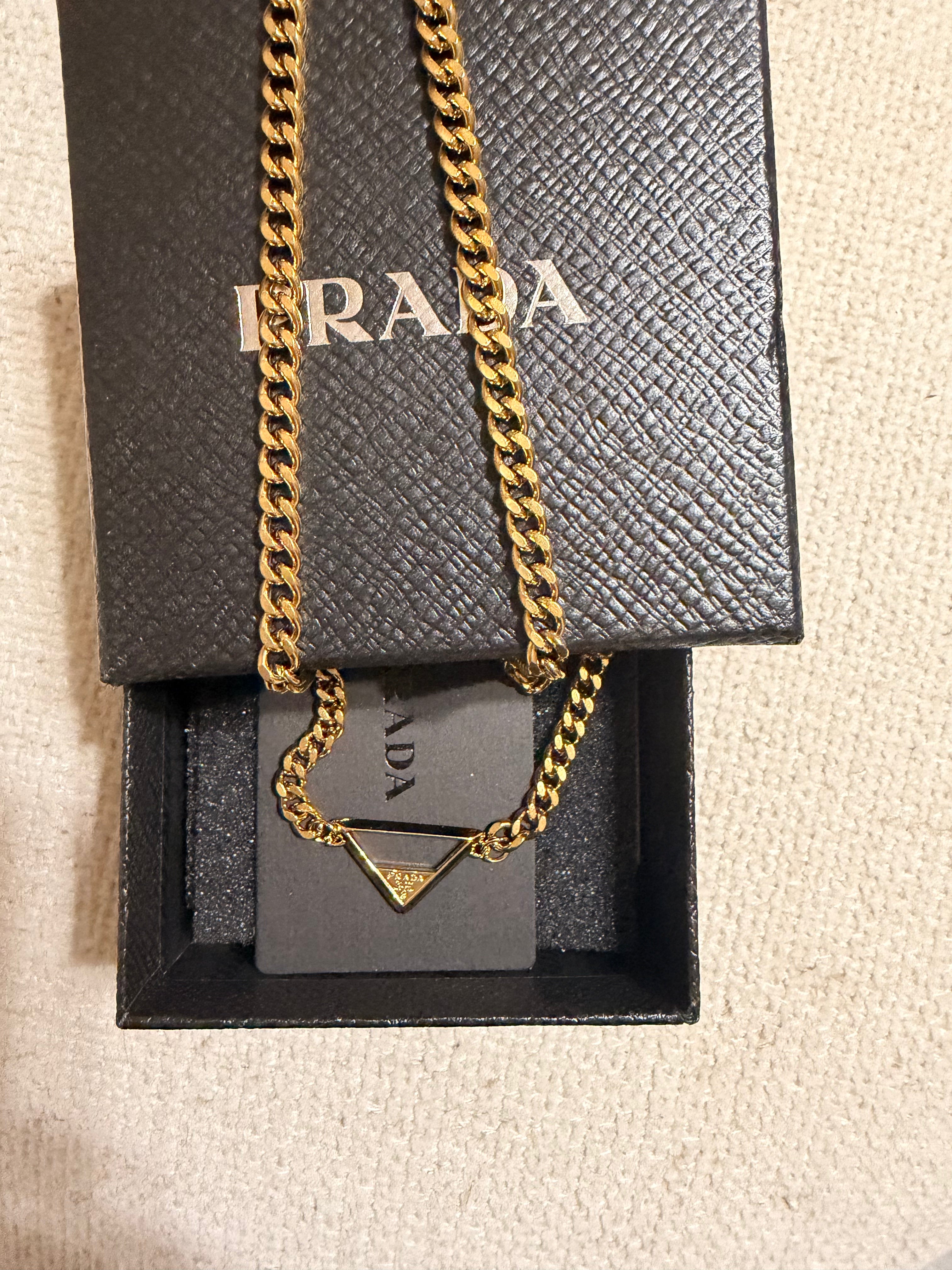 Prada Metal Necklace